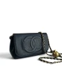Torebka Vintage Chanel WOC pouch wallet CC mirror