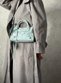 Torebka Balenciaga Mini City Blue Tiffany crossbody 