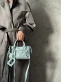 Torebka Balenciaga Mini City Blue Tiffany crossbody 