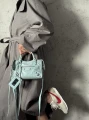 Torebka Balenciaga Mini City Blue Tiffany crossbody 