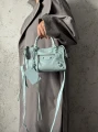 Torebka Balenciaga Mini City Blue Tiffany crossbody 
