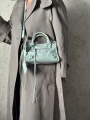 Torebka Balenciaga Mini City Blue Tiffany crossbody 