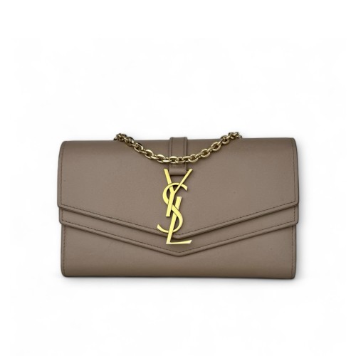 Saint Laurent Suplice portfel WOC Nude YSL