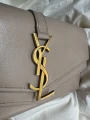 Saint Laurent Suplice portfel WOC Nude YSL